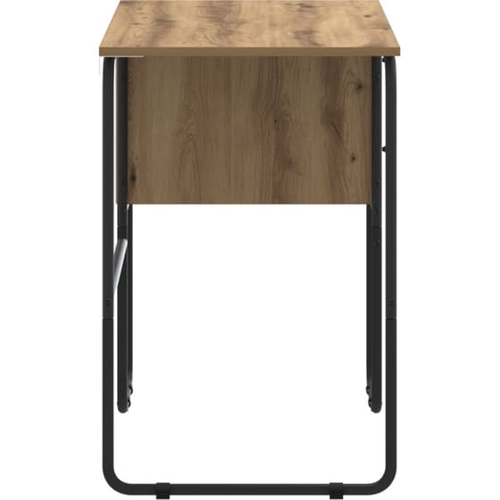 Γραφείο VidaXL με Αποθηκευτικό Χώρο 100x50x75 cm - Artisan Δρυς image 3