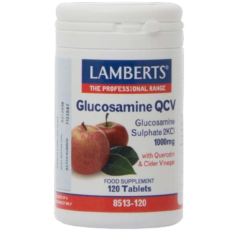 Ειδικό Συμπλήρωμα Διατροφής Lamberts Glucosamine Qcv - 120 ταμπλέτες