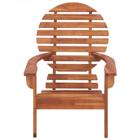 Καρέκλα Vidaxl Adirondack από Μασίφ Ξύλο Ακακίας 69x96x89cm - Καφέ image 2