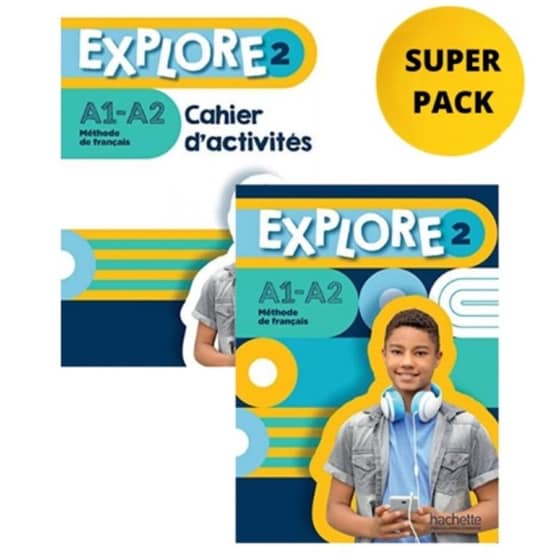 Explore 2 Super Pack (Livre + Cahier + Cadeau Surprise) image 0