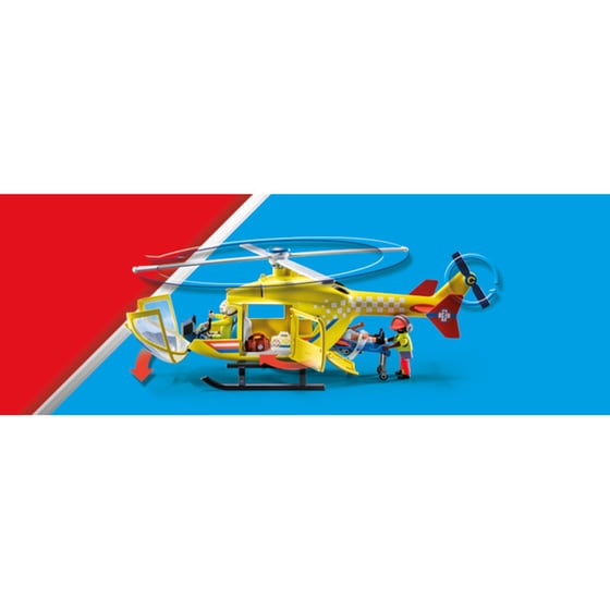 PLAYMOBIL® City Life Ελικόπτερο Πρώτων Βοηθειών (71203) image 10