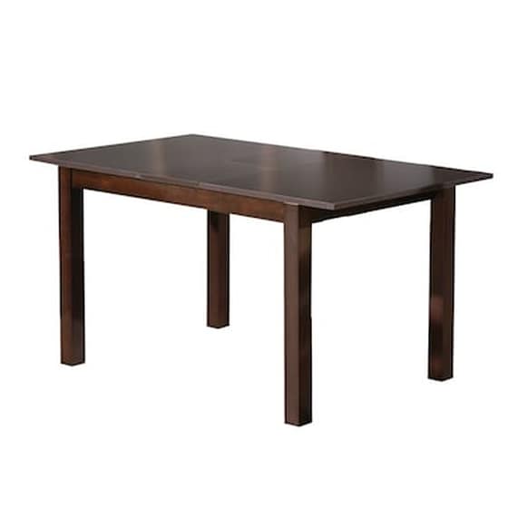 Τραπέζι 120+(30)x80cm Επεκτεινόμενο Σκούρο Καρυδί C9780 image 0