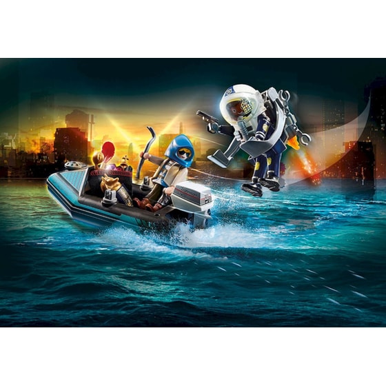 PLAYMOBIL® City Action Σύλληψη Ληστή Έργων Τέχνης από Αστυνομικό Jetpack (70782) image 2