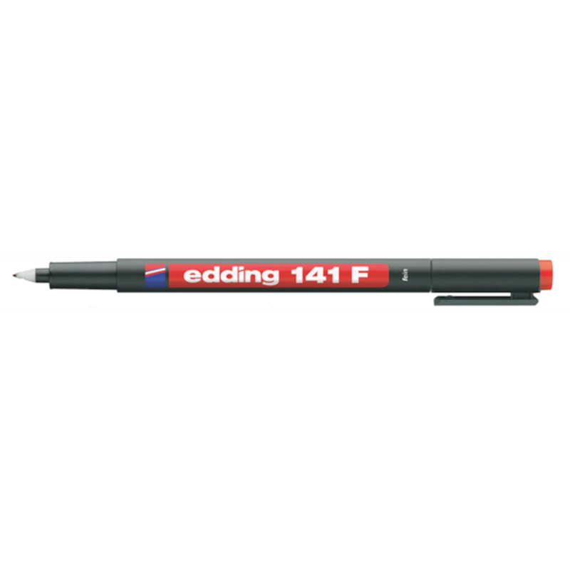 EDDING Μαρκαδόρος Ανεξίτηλος Edding Κόκκινο 0.6 mm