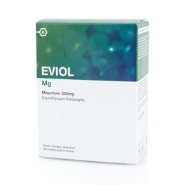 Συμπλήρωμα Διατροφής Eviol Mg 350mg - 30 Κάψουλες