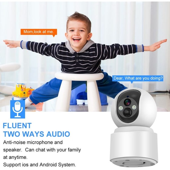 Ασύρματη IP Camera Levofast JK42-VQ001 HD Επιτραπέζια με WiFi image 4