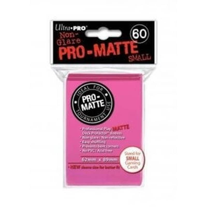 Ultra Pro Θήκες Yu-Gi-Oh! Ultra Pro Card Sleeves 60Ct – Matte Bright Pink