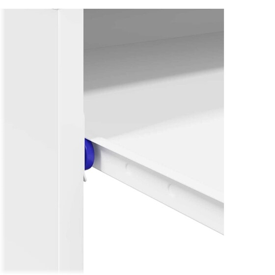 Γραφείο VidaXL από Επεξεργασμένο Ξύλο 77,5x43x79 cm - Λευκό image 9