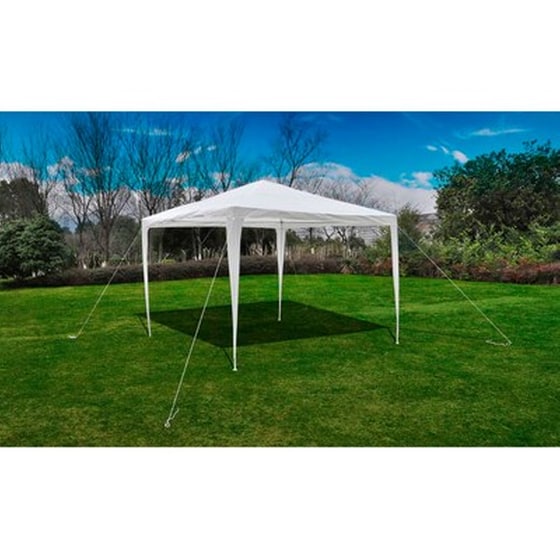 Κιόσκι Vidaxl Ατσάλι 3x3m - Λευκό image 1