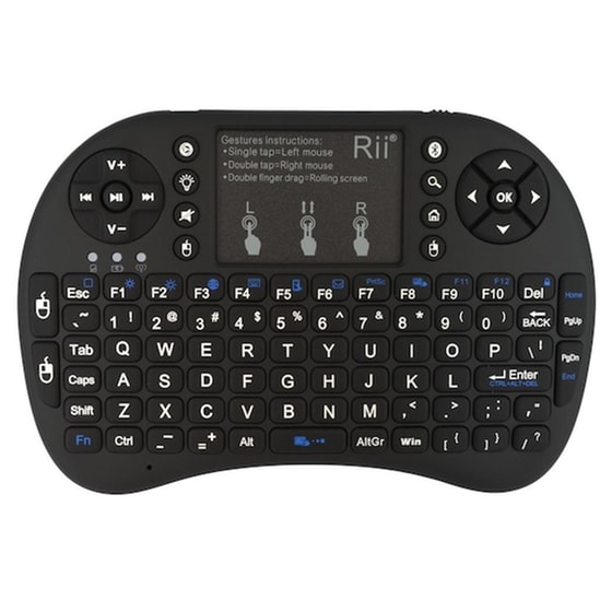 Keywin Mini Rii i8+ Ασύρματο Πληκτρολόγιο με Touchpad (US) image 0