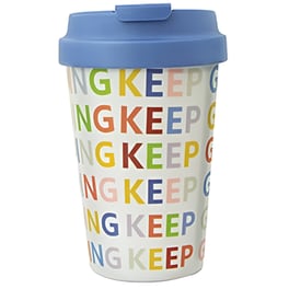 Κούπα Μεταφοράς Chic Mic Keep Going Bioloco Plant από  PLA 350 ml - Πολύχρωμο