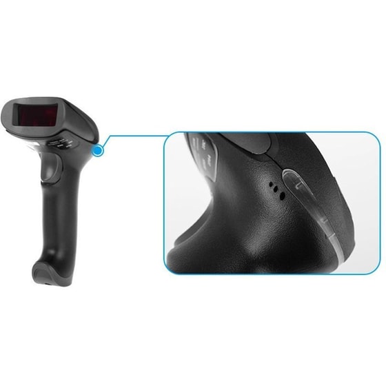 NETUM NT-F5 Scanner Χειρός  Ενσύρματο Ανάγνωση 1D Barcodes Μαύρο image 3
