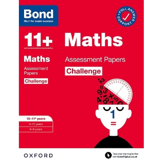 Bond 11+: Bond 11+ Maths Challenge Assessment Papers 10-11 years: Ready for the 2024 exam image 0
