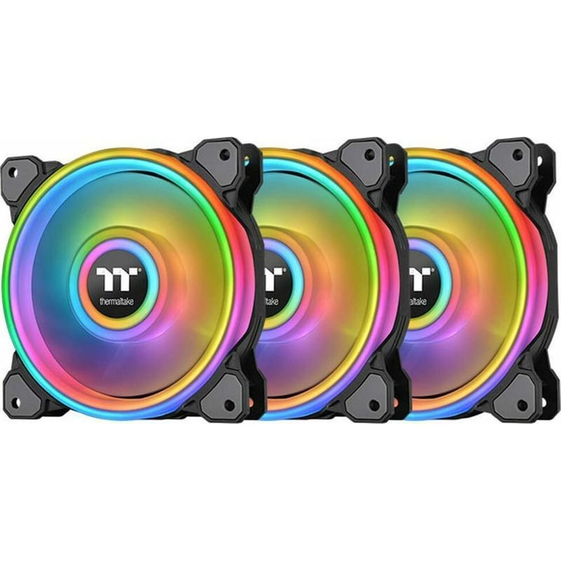 THERMALTAKE Thermaltake Riing Quad 14 Rgb 3pack Case Fan (cl-f089-pl14sw-a)