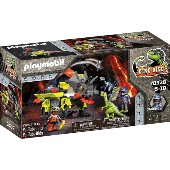 PLAYMOBIL® Dino Rise Ρομπότ-Δεινόσαυρος και πολεμιστές (70928) image 0
