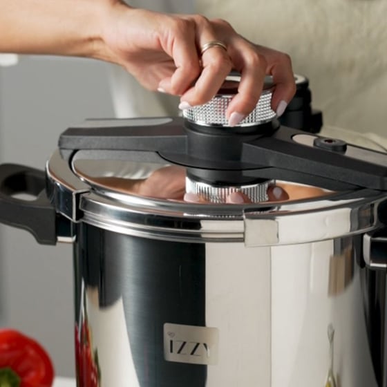 Σετ Χύτρα Ταχύτητας ΙΖΖΥ GOURMET 9 L + 5 L Inox image 3