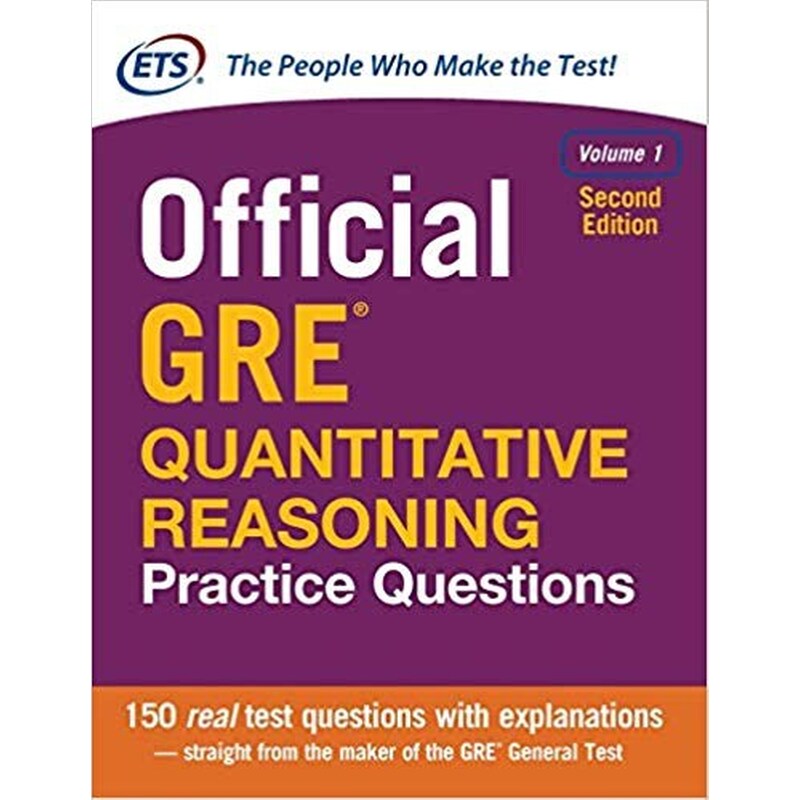 Official GRE Quantitative Reasoning Practice Questions, Second Edition, Volume 1 1416389