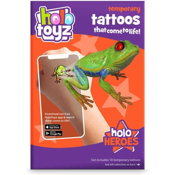 Holotoyz Αυτοκόλλητα Τατουάζ Επαυξημένης Πραγματικότητας AR - Holo Heroes image 0
