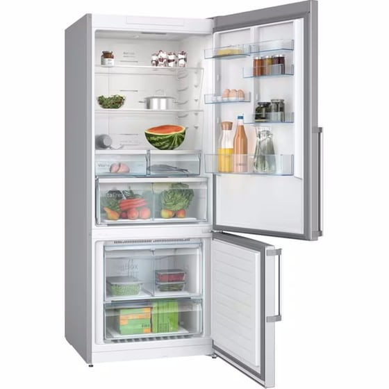 BOSCH KGN76XIEP Full No Frost 526 Lt Brushed Steel Antifinger Ψυγειοκαταψύκτης image 2