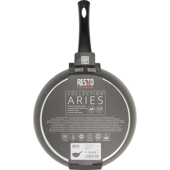 Αντικολλητικό Τηγάνι RESTO Aries RE93014 από Αλουμίνιο 28 cm image 1