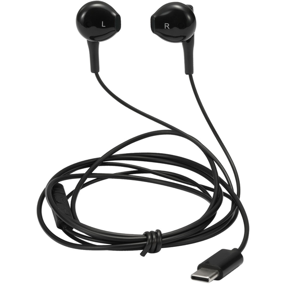 Ακουστικά Handsfree Streetz C210 USB-C - Black image 3