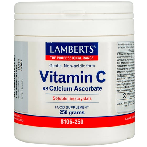 Lamberts Vitamin C As Calcium Ascorbate - 250gr image 0