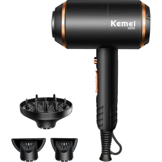 Σεσουάρ Μαλλιών KEMEI KM-8896 4000 W Μαύρο image 0