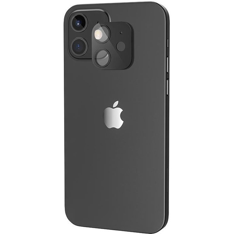 Προστατευτικό καμερών Apple iPhone 12 Mini - Hoco 3D Metal Anti-Fingerprint - Black