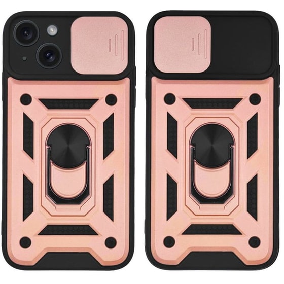 Θήκη  Apple iPhone 15 - Sonique Ring Armor Campro - Ροζ Χρυσό image 0