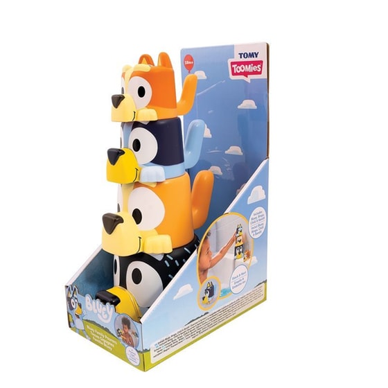 Tomy Toomies Παιχνίδι Μπάνιου Οικογένεια Bluey Πυραμίδα image 5