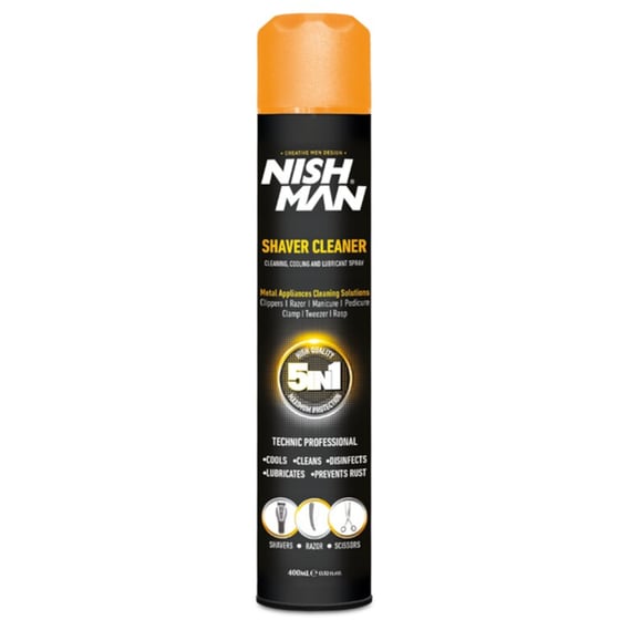 NISHMAN Shaver Cleaner 5 Σε 1 Σπρέι Ψύξης Κεφαλών  400 ml image 0
