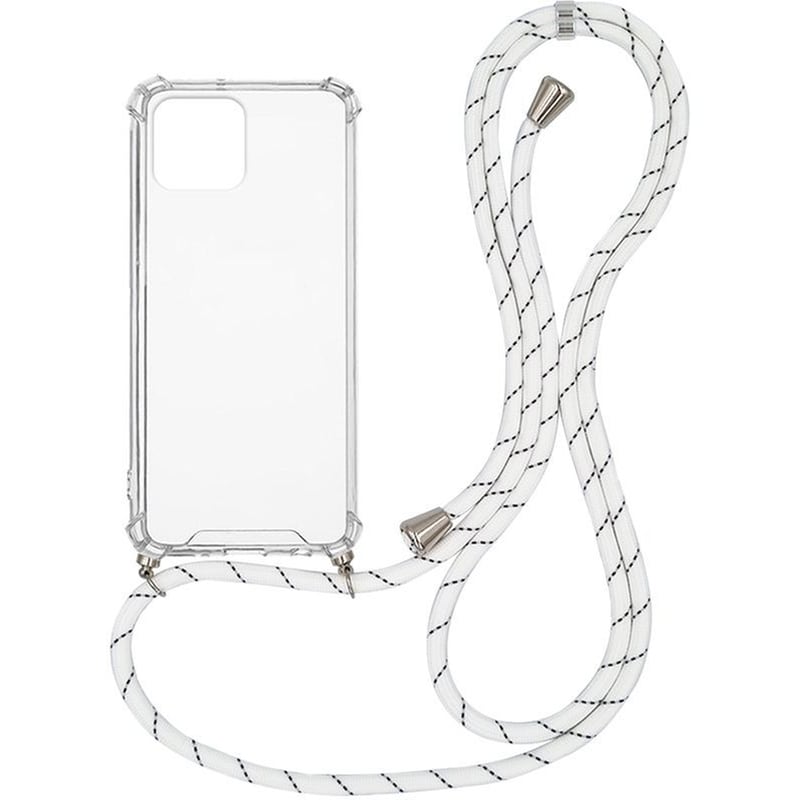 Θήκη Apple iPhone 12 Pro - Sonique με Κορδόνι Armor Clear - Λευκό
