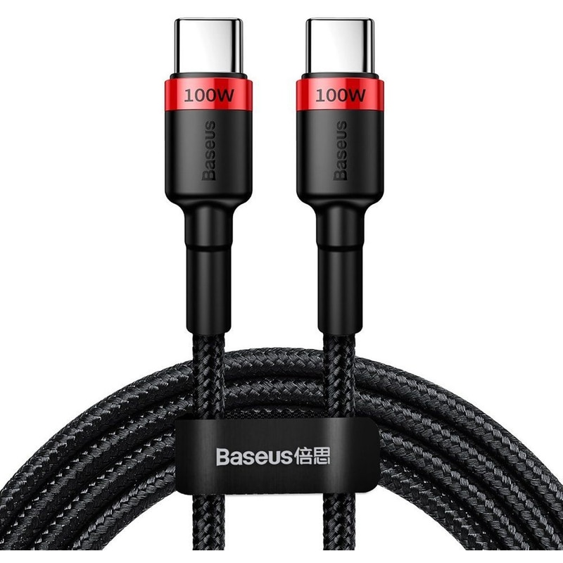 BASEUS Καλώδιο δεδομένων Baseus Catklf-al91 Usb-C to Usb-C 100W 2m - Black