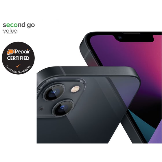 Μεταχειρισμένο Apple iPhone 13 256GB Midnight second go value Certified by iRepair image 3