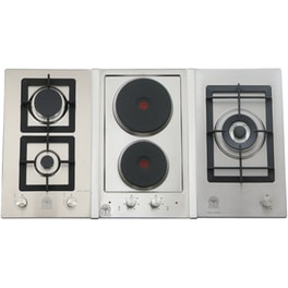 LA GERMANIA P93 3CE LAG X (GN) 92.7 cm Inox Εστία Μεικτή Φυσικού Αερίου Αυτόνομη