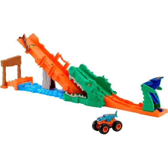 Πίστα - Εξόντωση Κροκόδειλου Hot Wheels Monster Trucks image 1