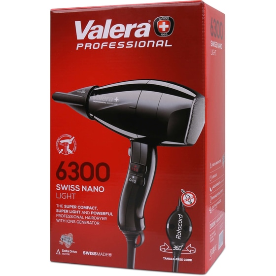 Σεσουάρ Μαλλιών VALERA Swiss Nano 6300 Light 2000 W Μαύρο image 1
