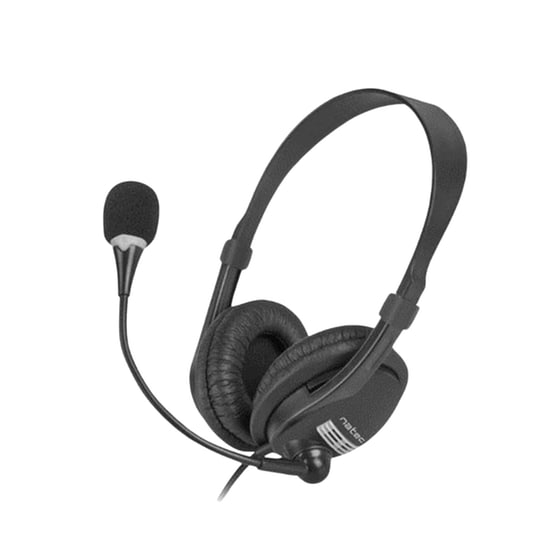 Ακουστικά Headset Natec Drone με Μικρόφωνο Ακουστικά Κεφαλής Μαύρο image 0
