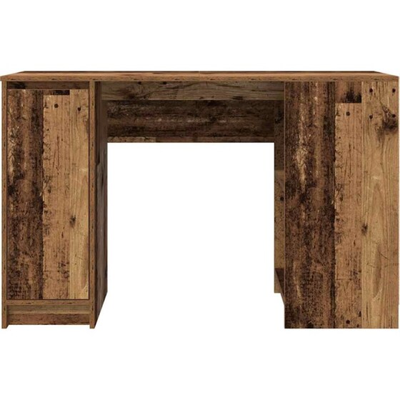 Γραφείο VidaXL από Επεξεργασμένο Ξύλο 120x42x76 cm - Παλιό Ξύλο image 3