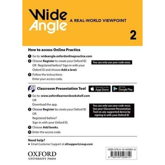 Wide Angle: Level 2: Teacher's Access Card image 0