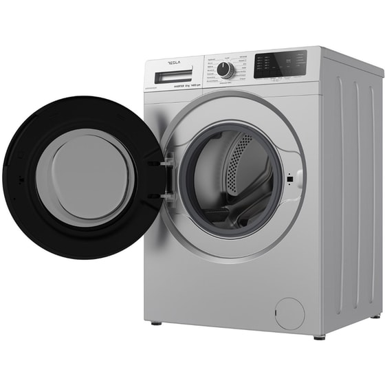 TESLA WF101460KSGR 10 kg 1.400 Στροφές Ασημί Πλυντήριο Ρούχων image 5