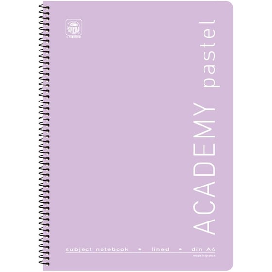 Τετράδιο Σπιράλ Special Academy Pastel Α4 4 Θεμάτων 120 Φύλλων (1 τεμάχιο) image 3
