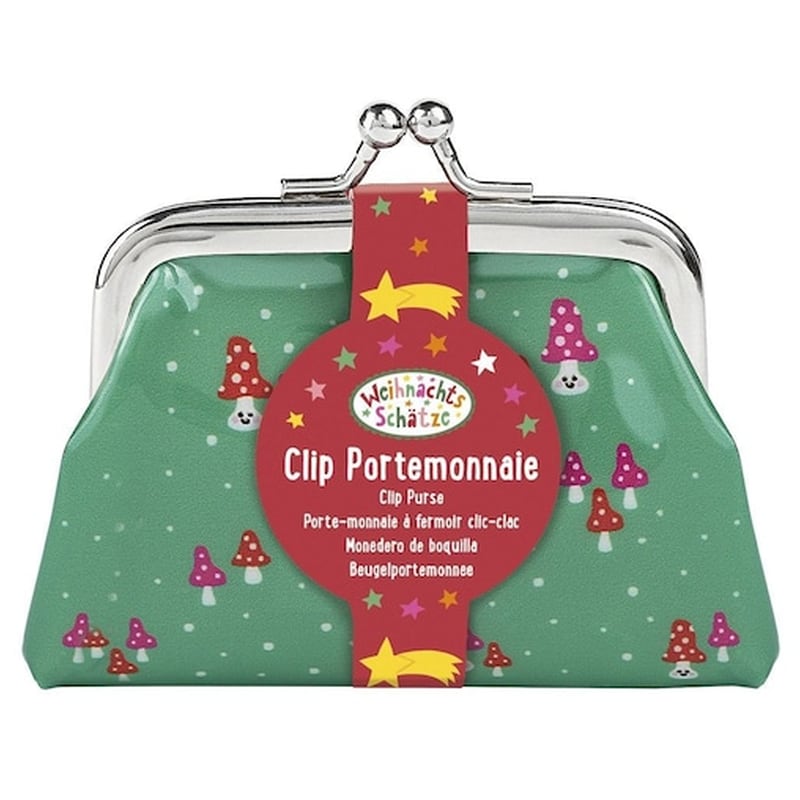 OEM Xmas Clip Wallet 3ass Display 9,5cm Πρασινο