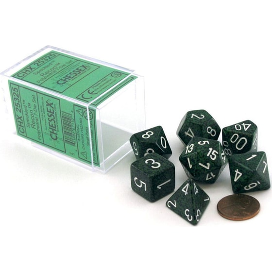 Σετ Ζάρια - 7 Dice Set Speckled Polyhedral Recon Chessex image 1