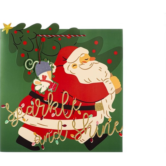 Σακούλα Δώρου Tri-Coastal Xmas Santa Large image 0