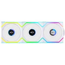 Case Fan Lian-Li Unifan SL Wireless LCD 120mm RGB - Λευκό