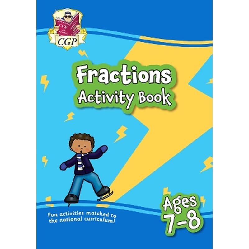 Fractions Maths Activity Book for Ages 7-8 (Year 3)