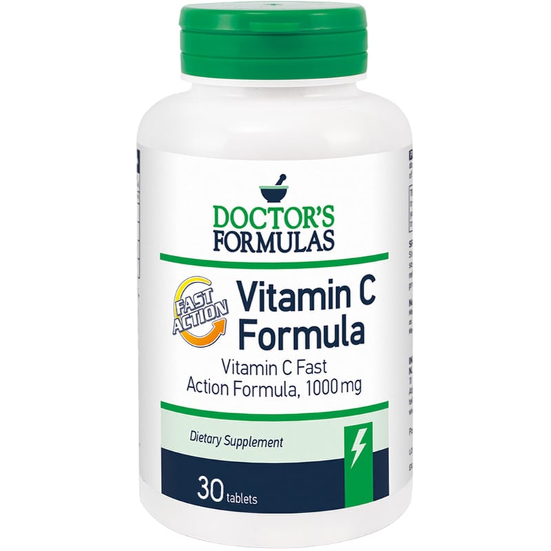 Doctors Formulas Vitamin C 1000 Formula Fast Action - 30 κάψουλες
