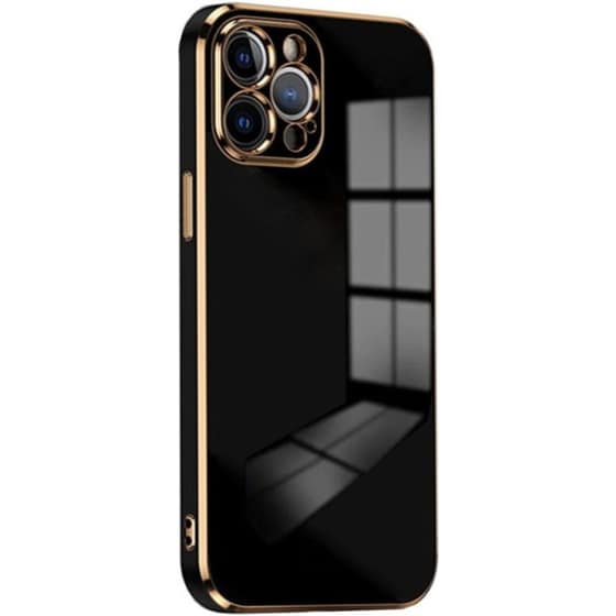 Θήκη Apple iPhone 13 Pro Max - Bodycell Gold Plated - Black image 0