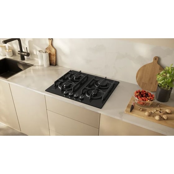 NEFF T26PIP4S0 60 cm Μαύρο Εστία Αερίου Αυτόνομη image 1